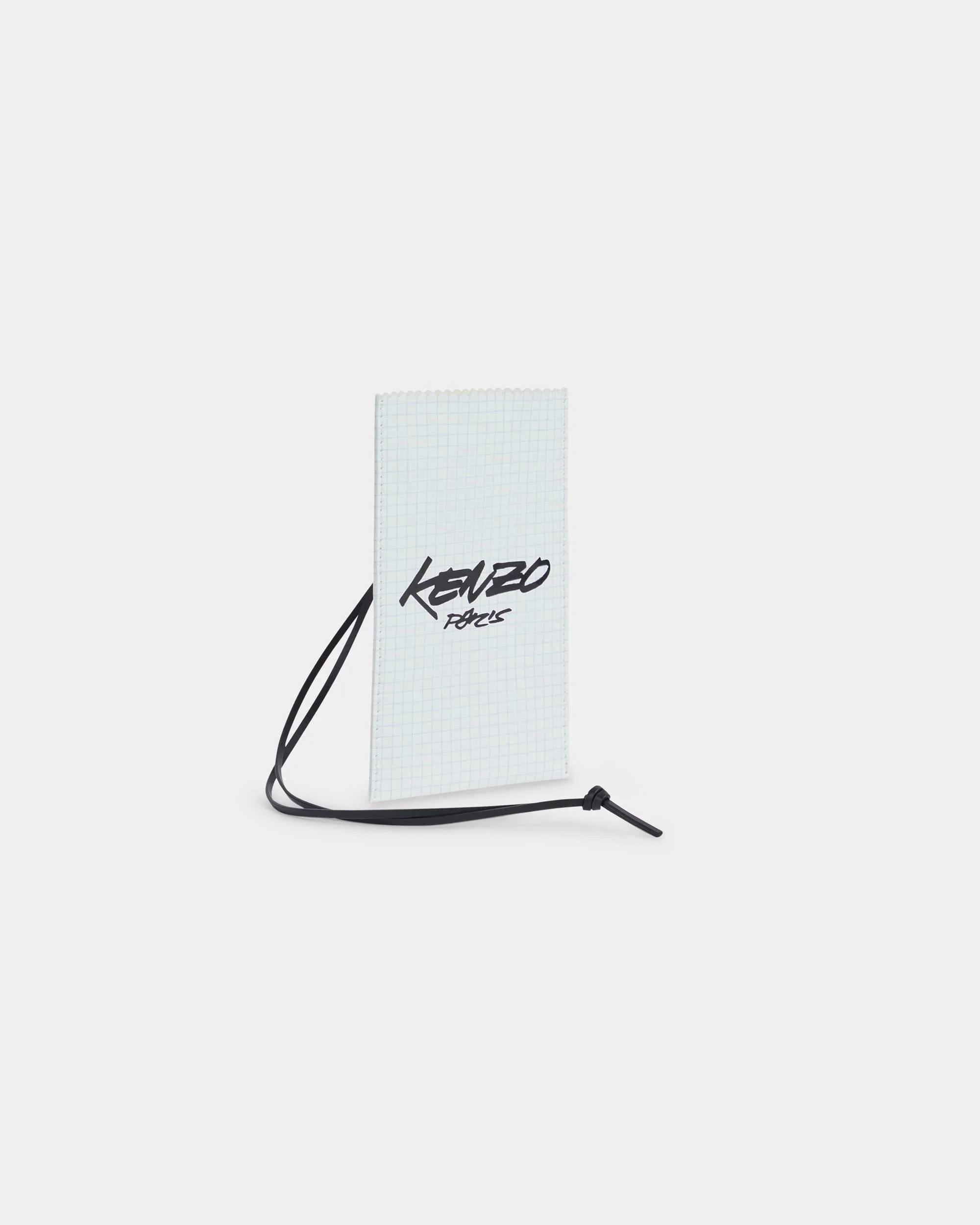 'Kenzo x Futura 2000' iPhone case 'Kenzo Paper' in leather - 1