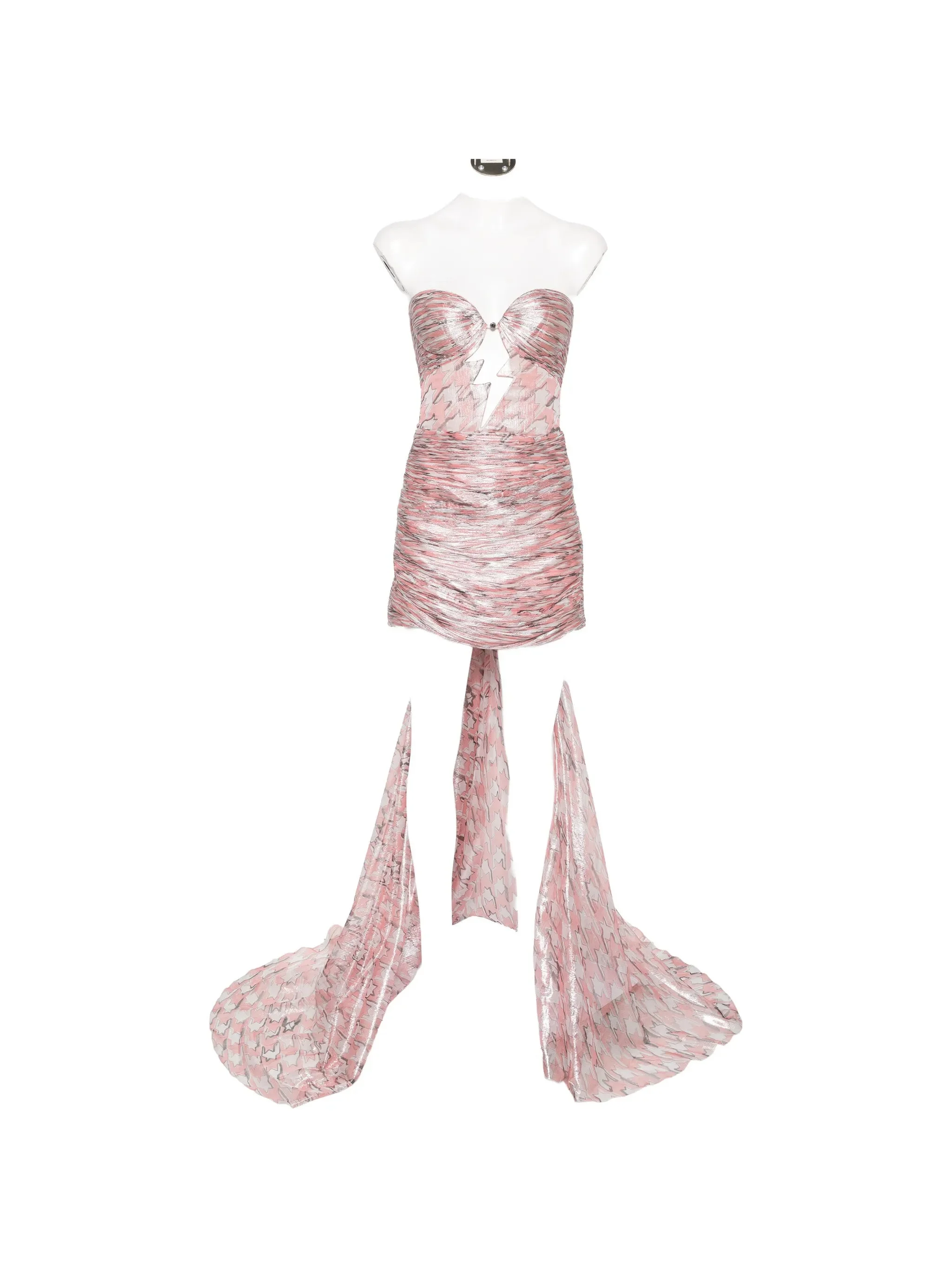 Maria Lucia Hohan Kelly Cut-out Ruched Mini Dress - 1