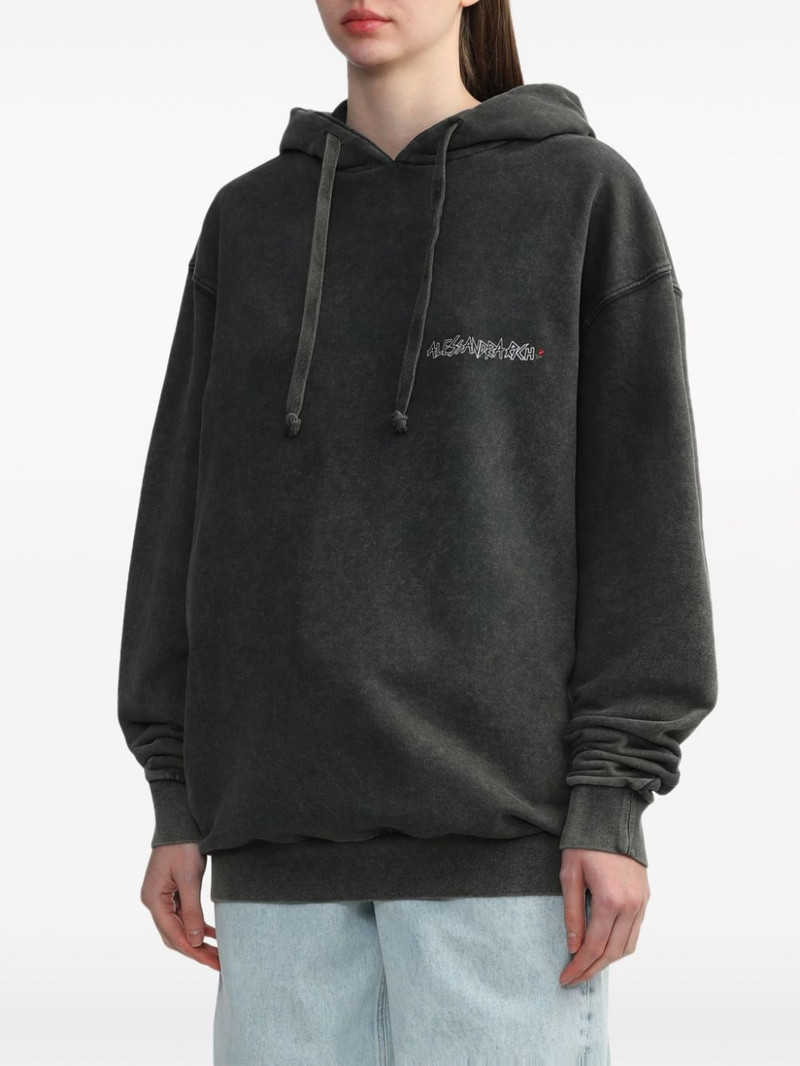 graphic-print cotton hoodie 3
