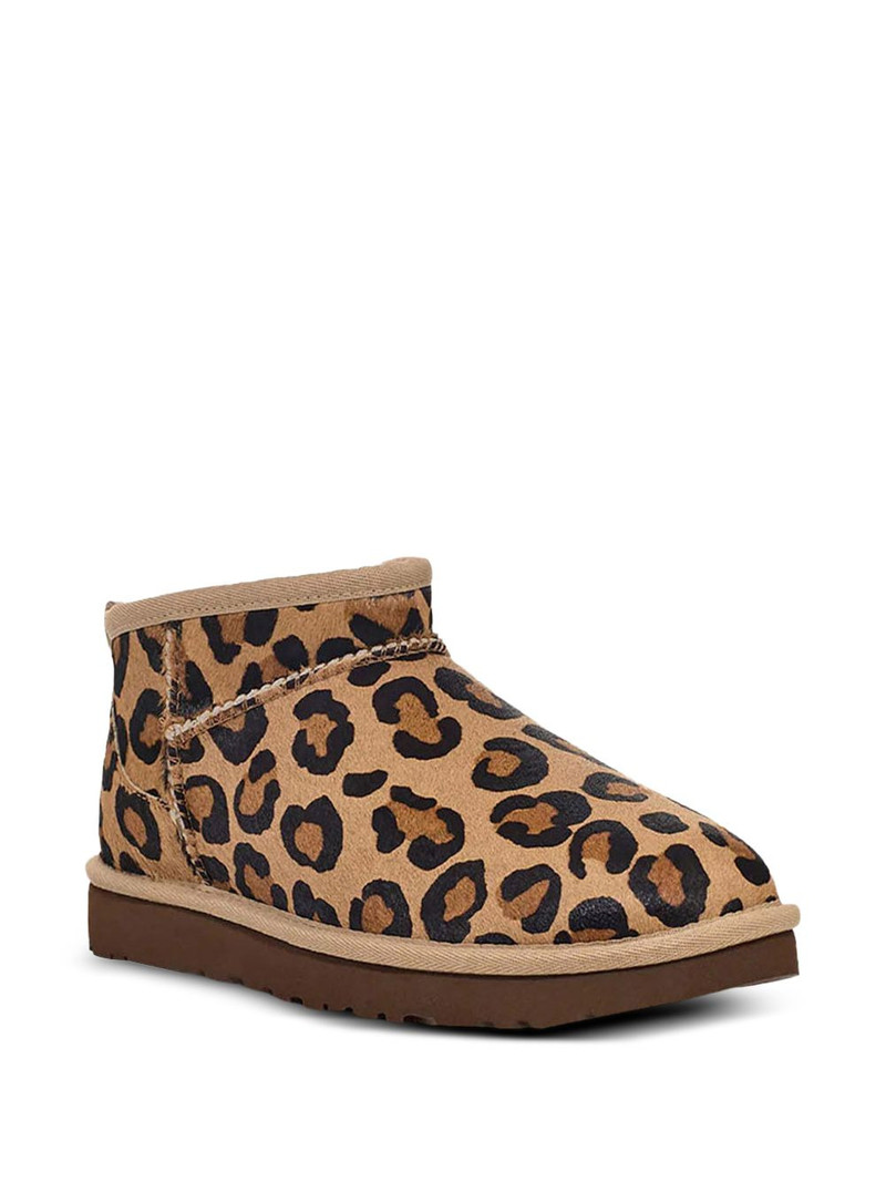 UGG leopard-print ankle boots outlook