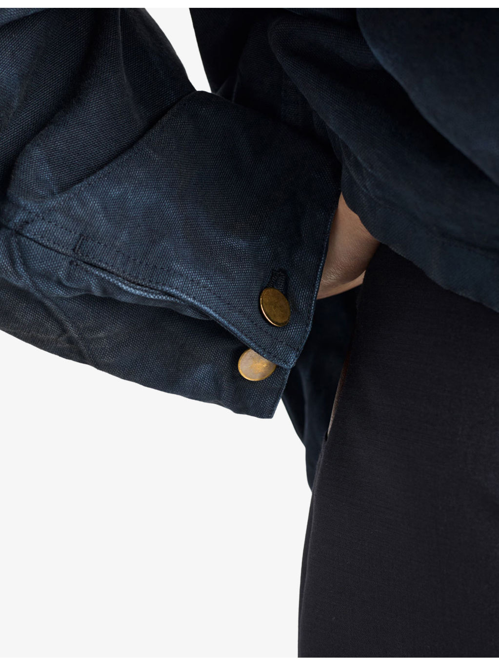 Triangle-Logo Canvas Blouson Jacket - 5