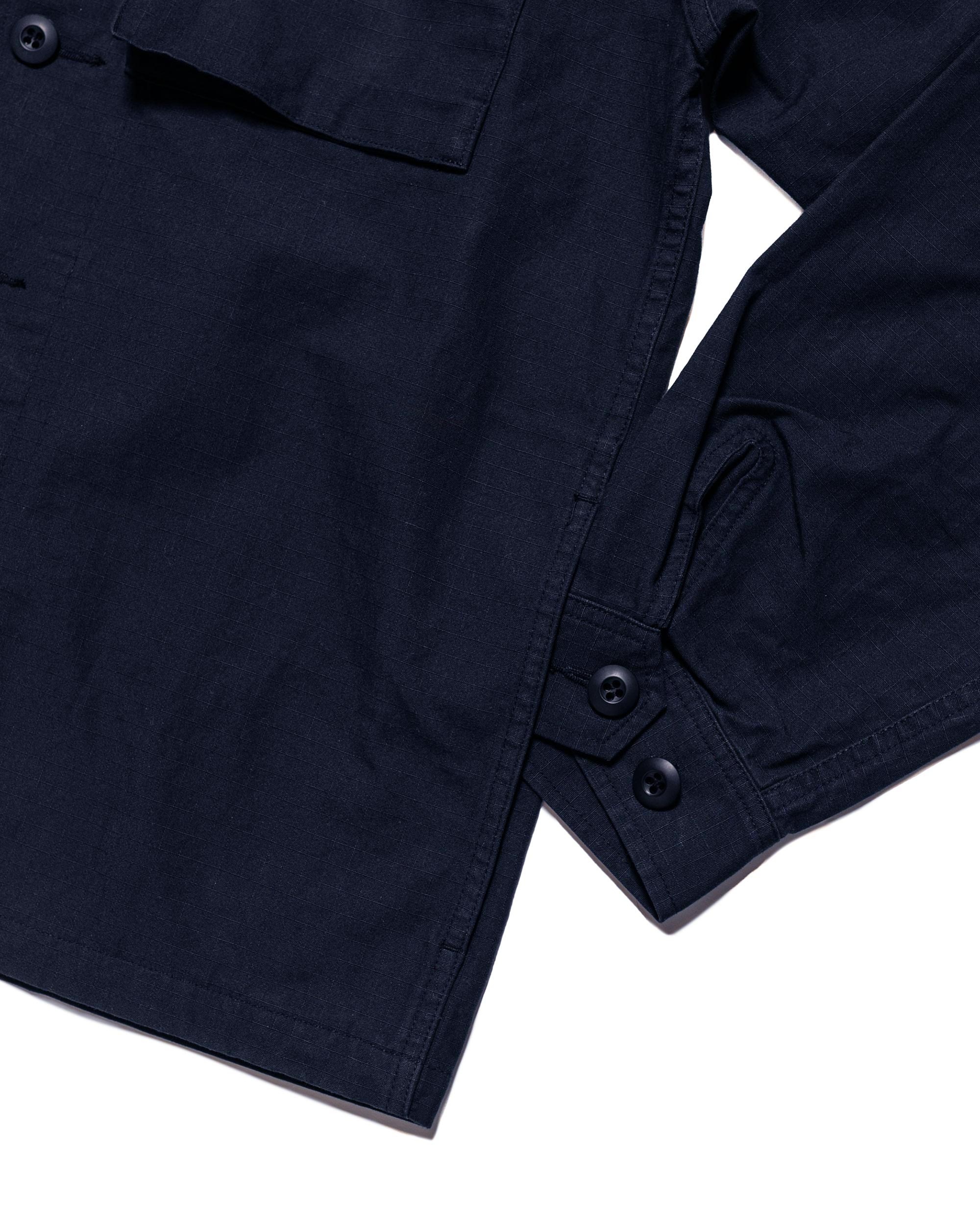 Lost & Found MIL SHT-JAC Cotton Ripstop Navy - 5