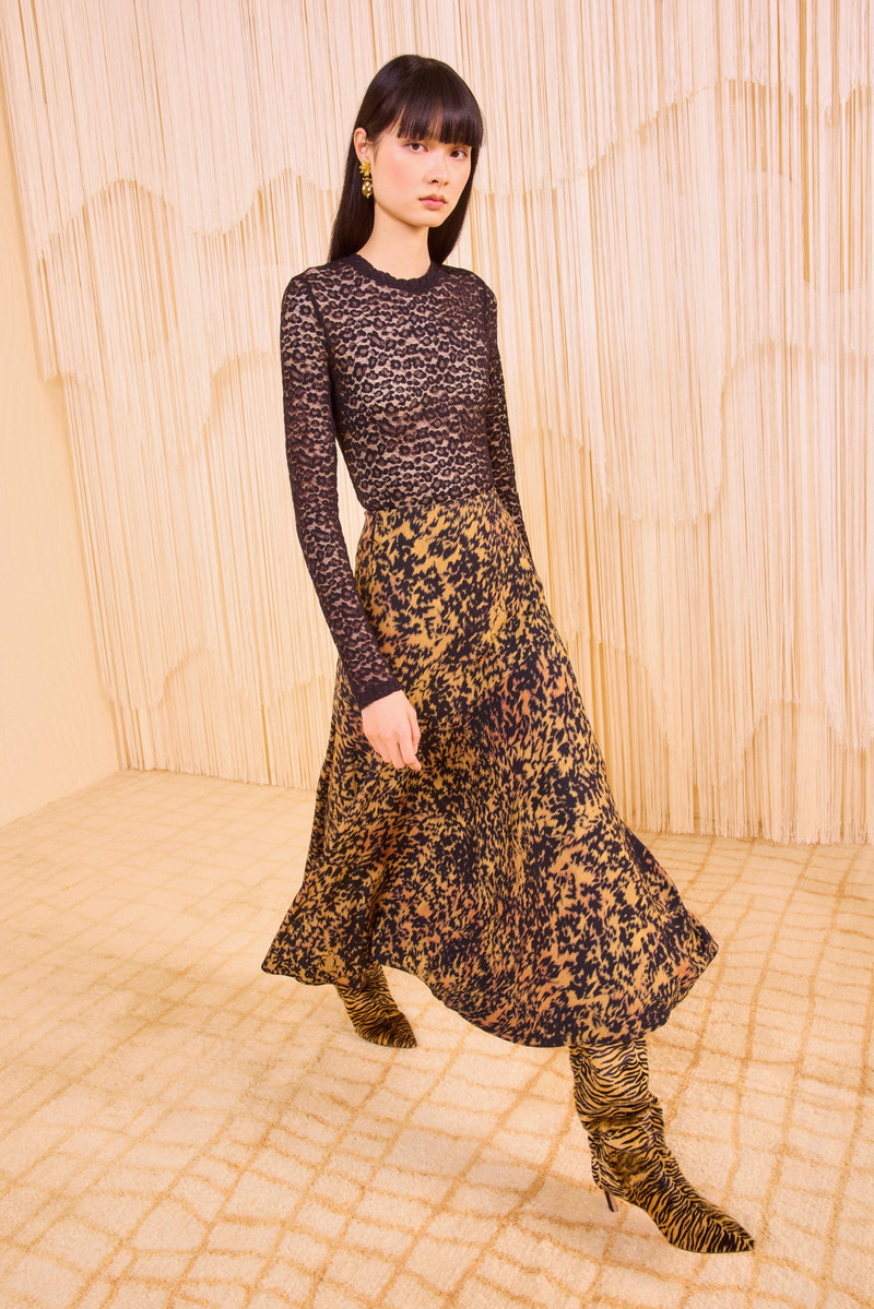 ULLA JOHNSON Chesca High Waisted Bias Skirt outlook