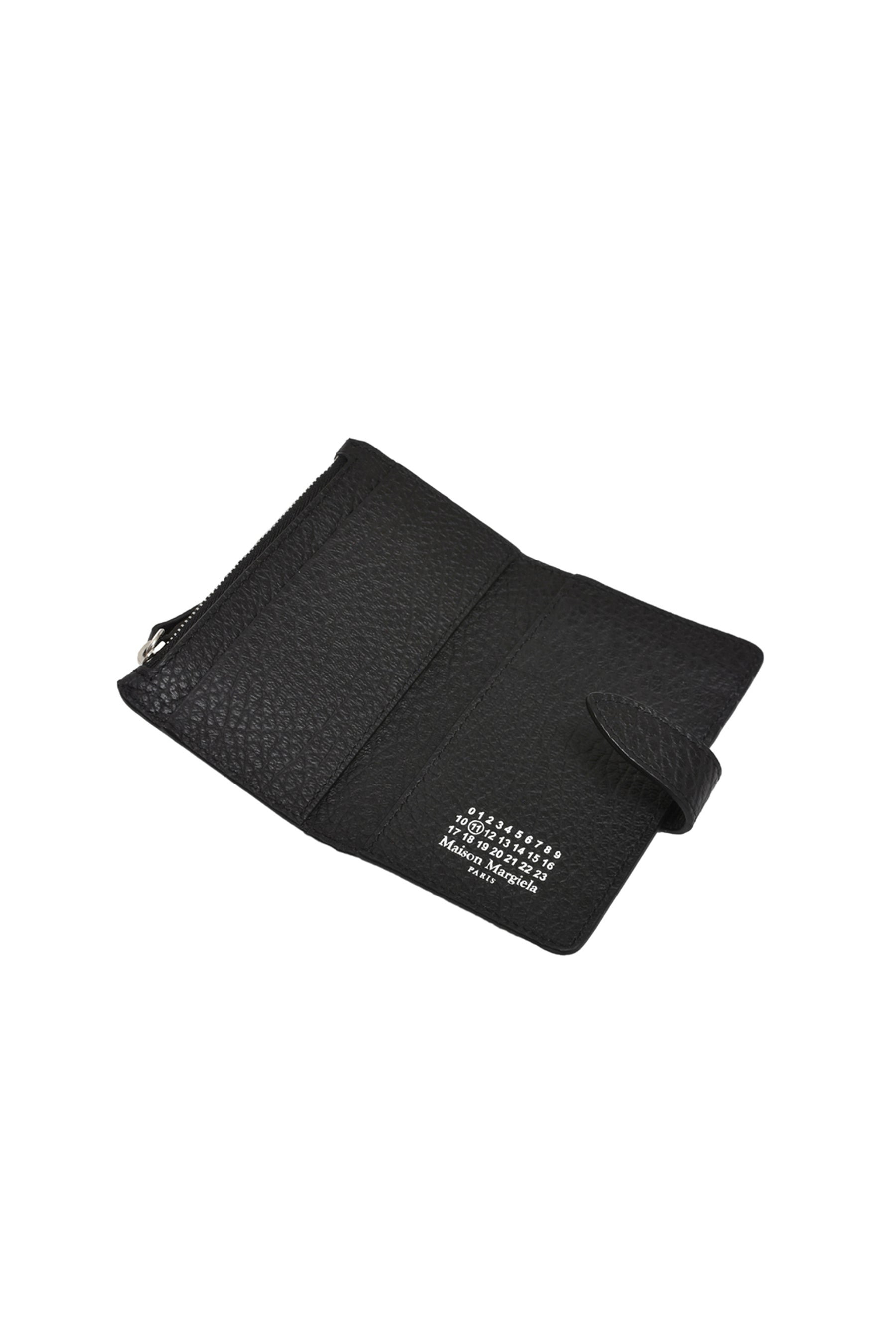 CARD HOLDER CLIP 2 WITH ZIP / BLK - 6