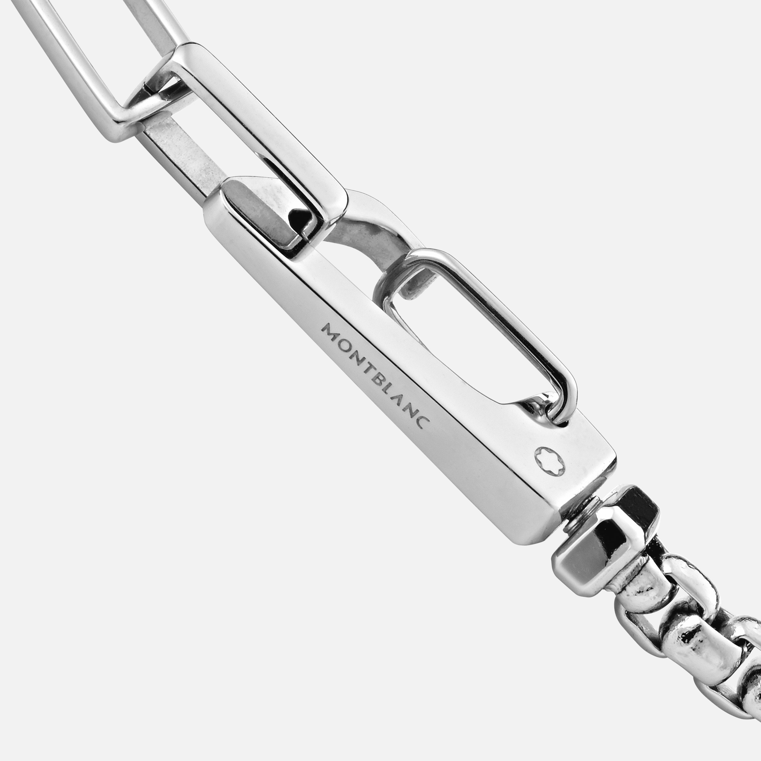 Bracelet in Stainless Steel with Carabiner Closure - 2