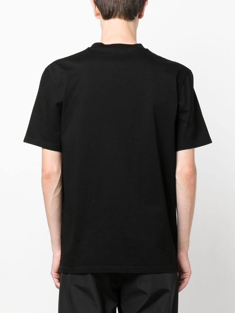 studded-logo cotton T-shirt 4