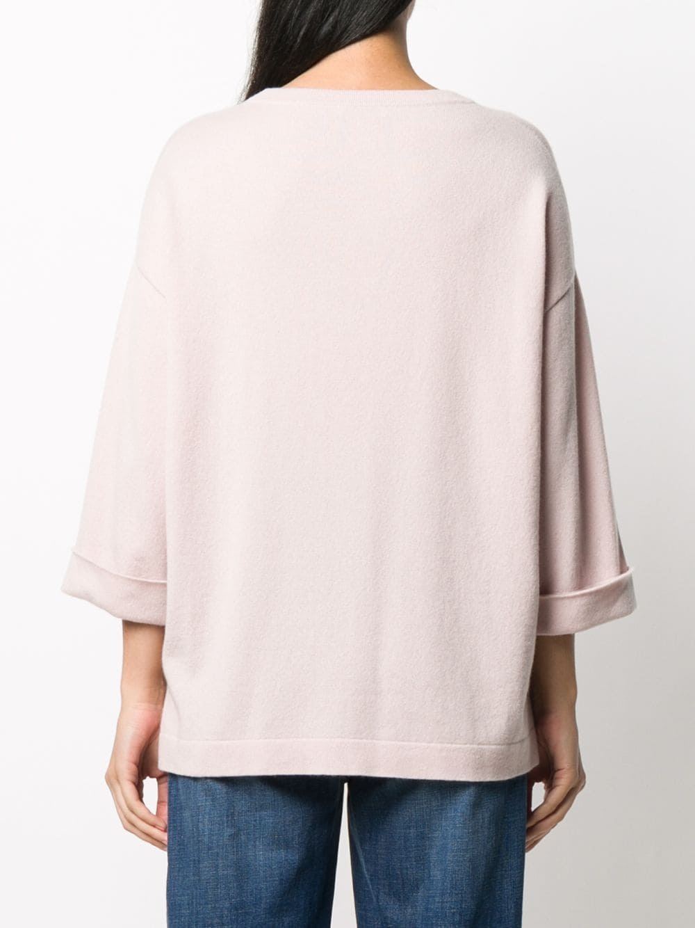 cashmere slouched jumper - 4