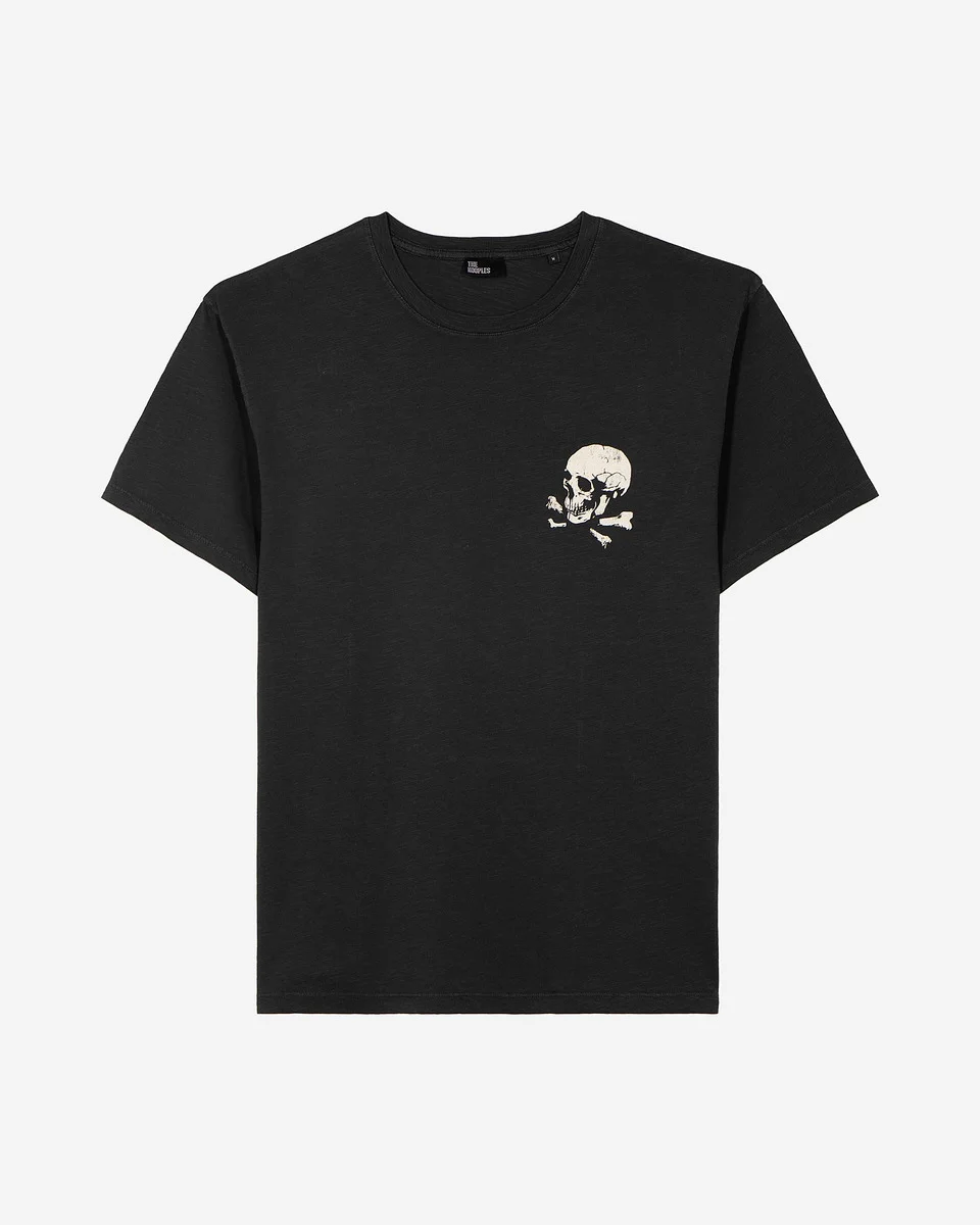 BLACK SKULL T-SHIRT - 1