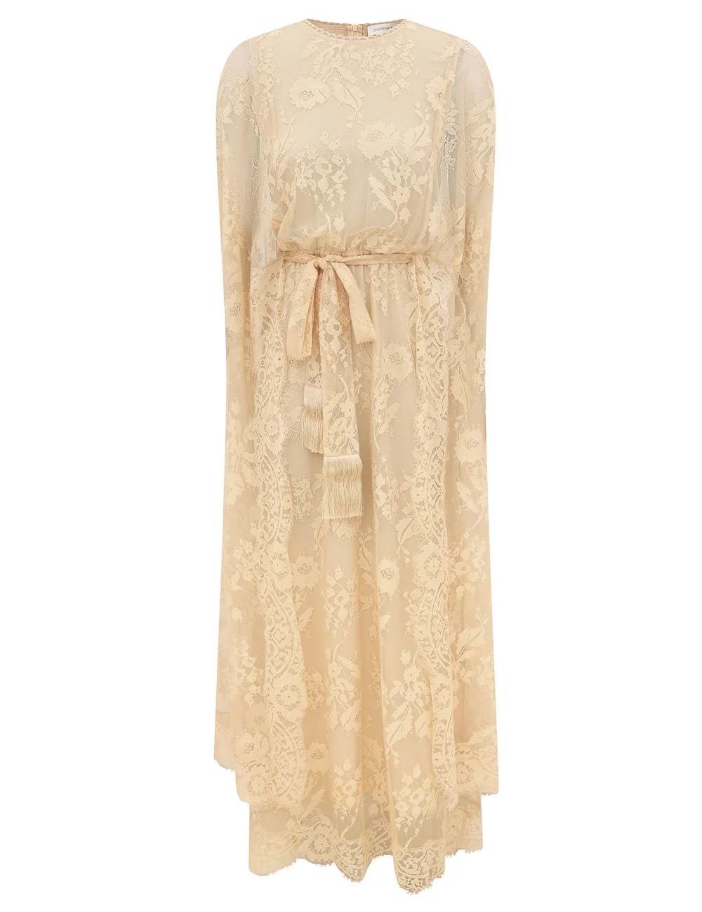 VALIANT LACE CAPED MAXI DRESS - 1