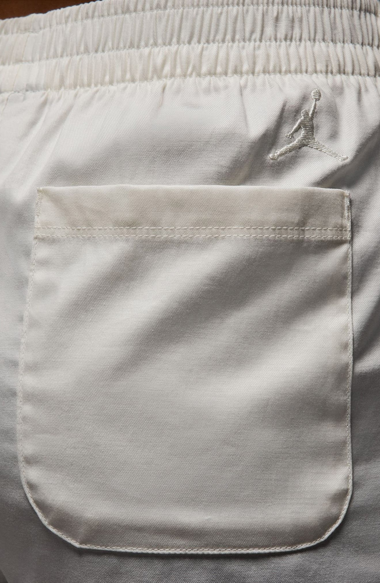 Jordan Rose Embroidered Cotton Shorts in Sail at Nordstrom - 3