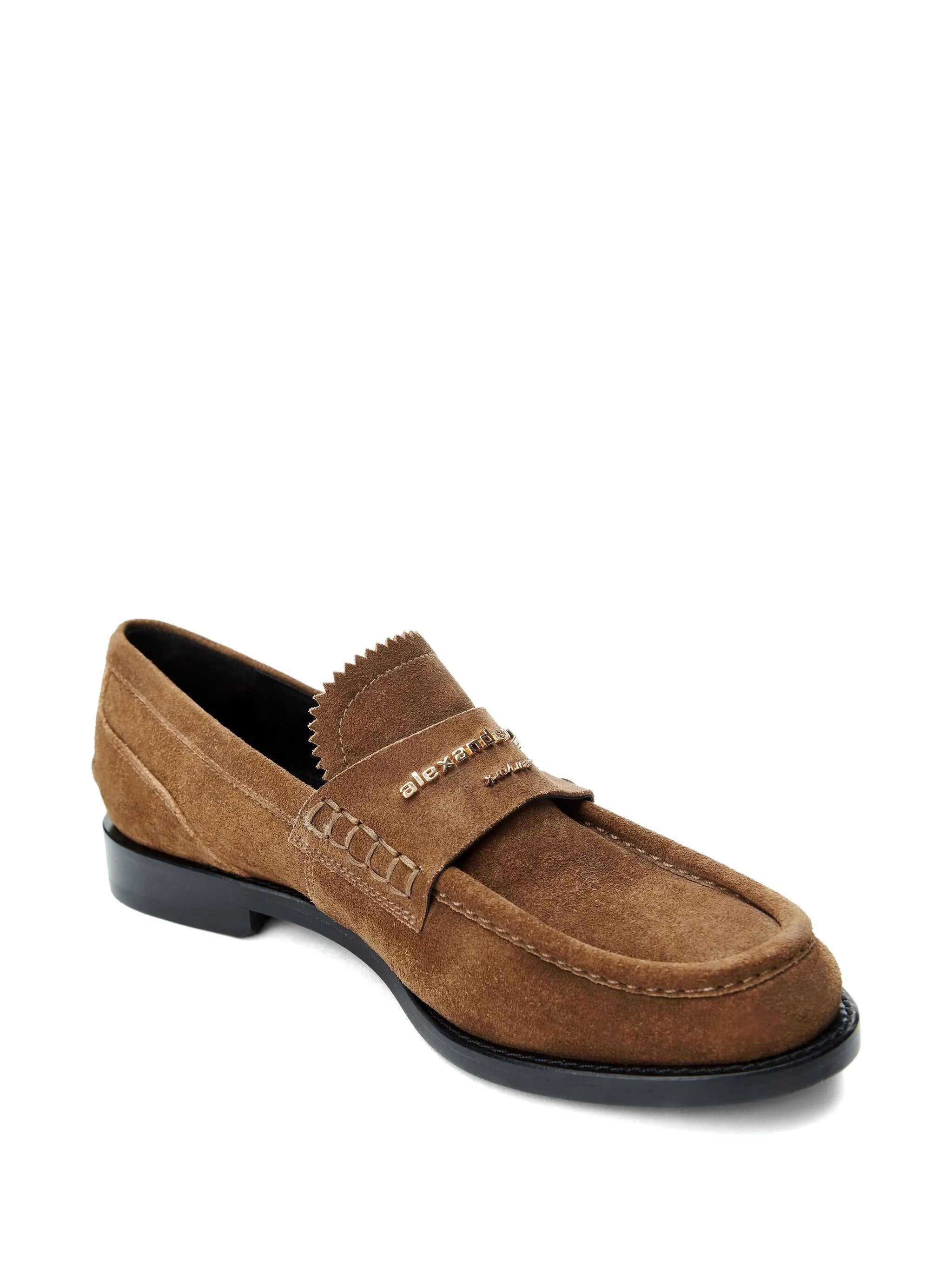 Alexander Wang Logo-plaque Suede Loafers - 2
