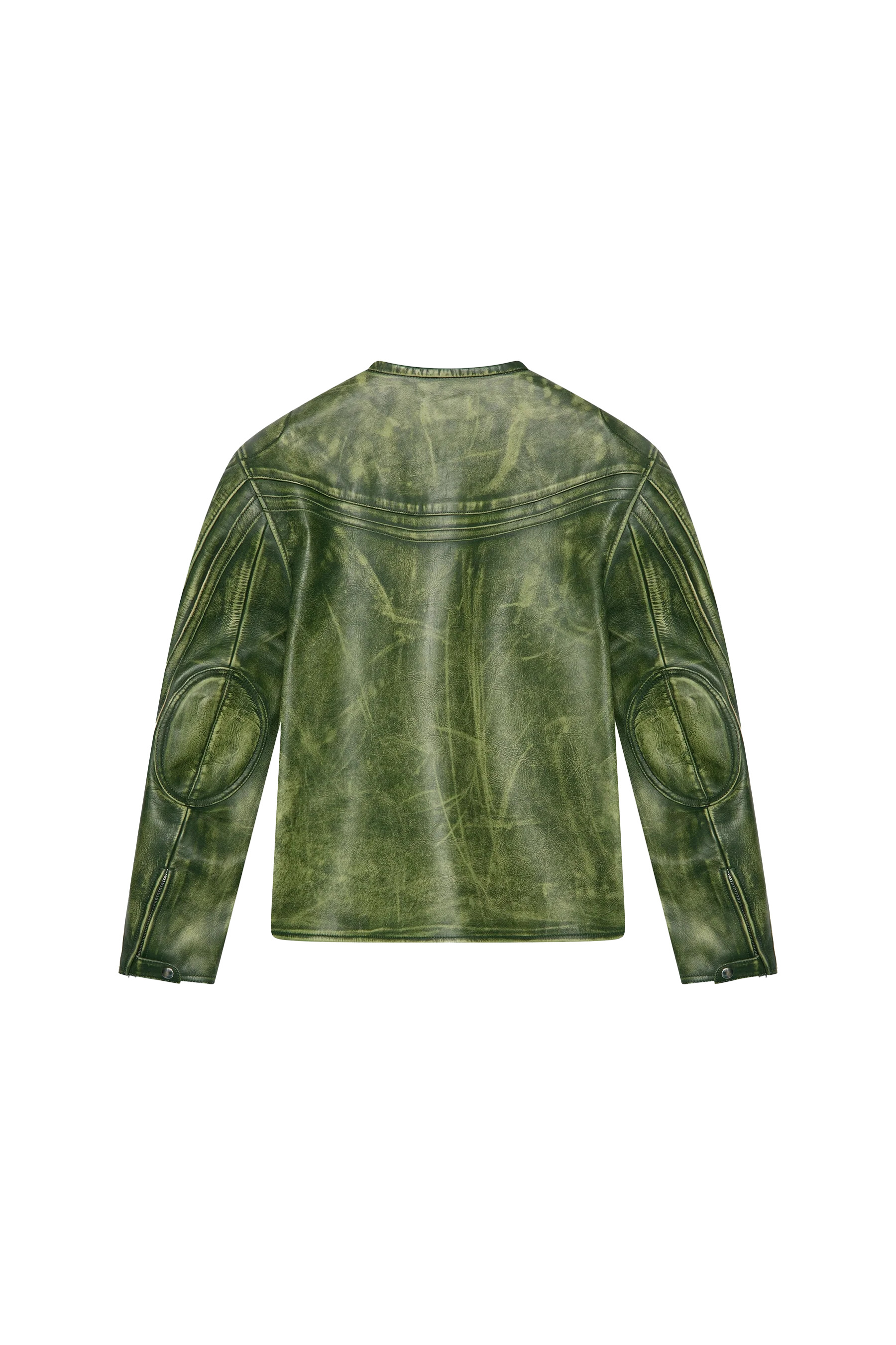424 Tokyo Leather Jacket Green - 2