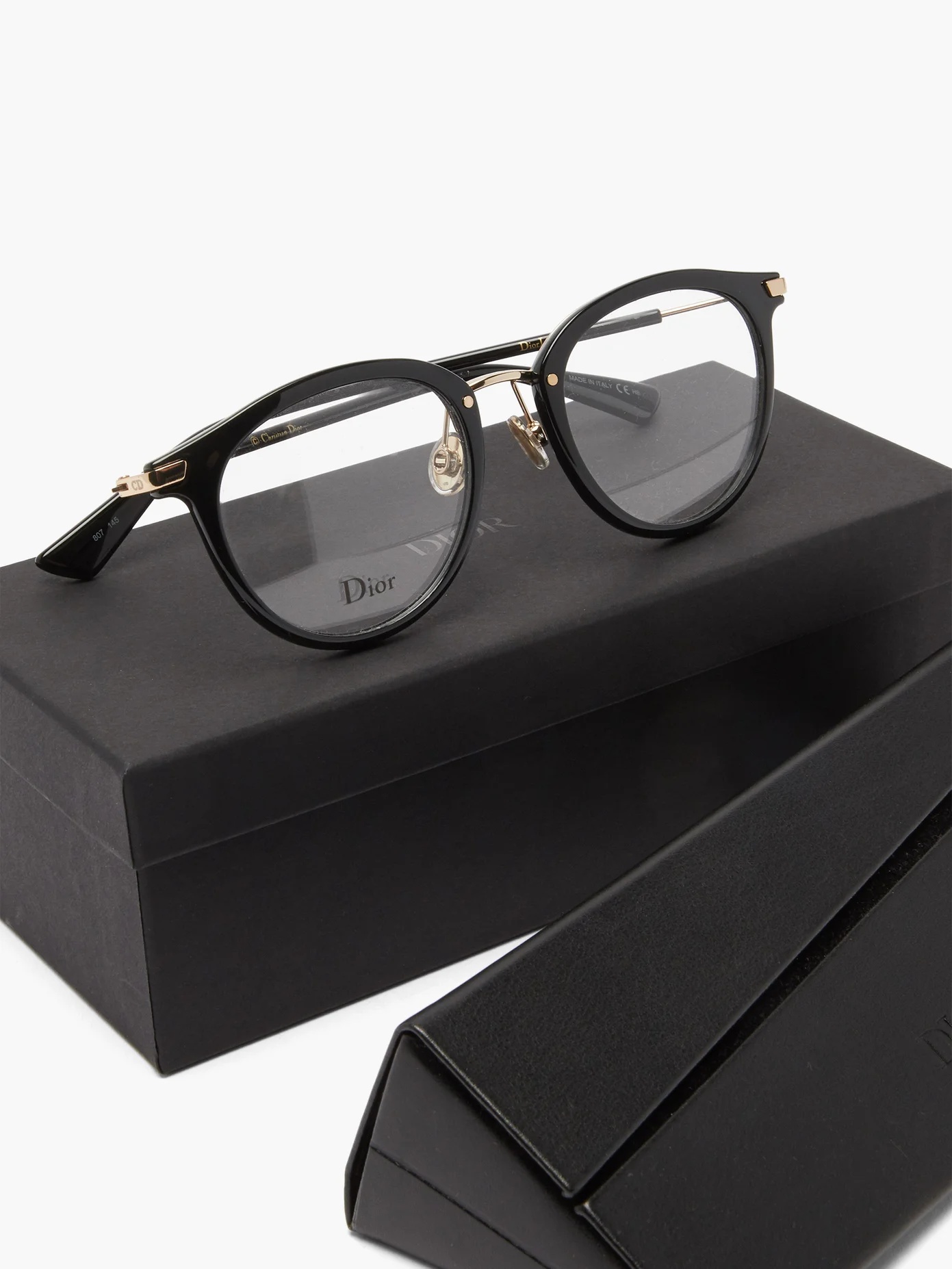 Diorline3F round tortoiseshell-acetate glasses - 5