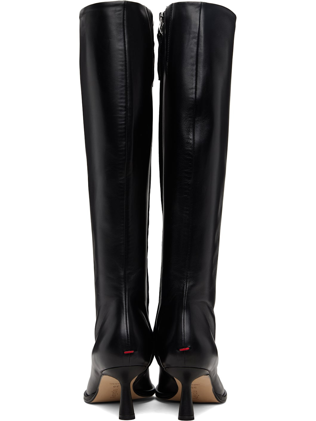 Black Catherine High Sock Boots - 2