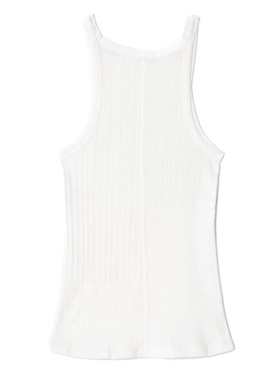 RE/DONE mixed-panel ribbed tank top outlook