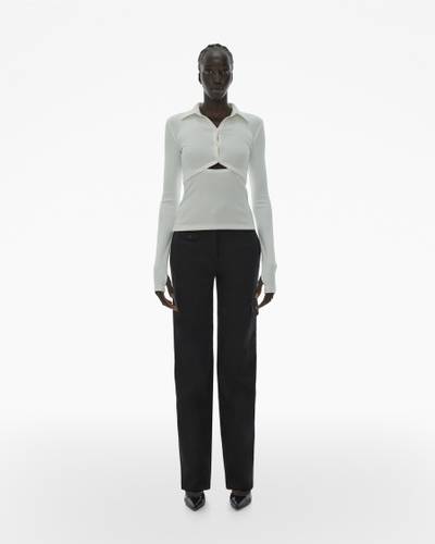 Helmut Lang CUT-OUT POLO TOP outlook