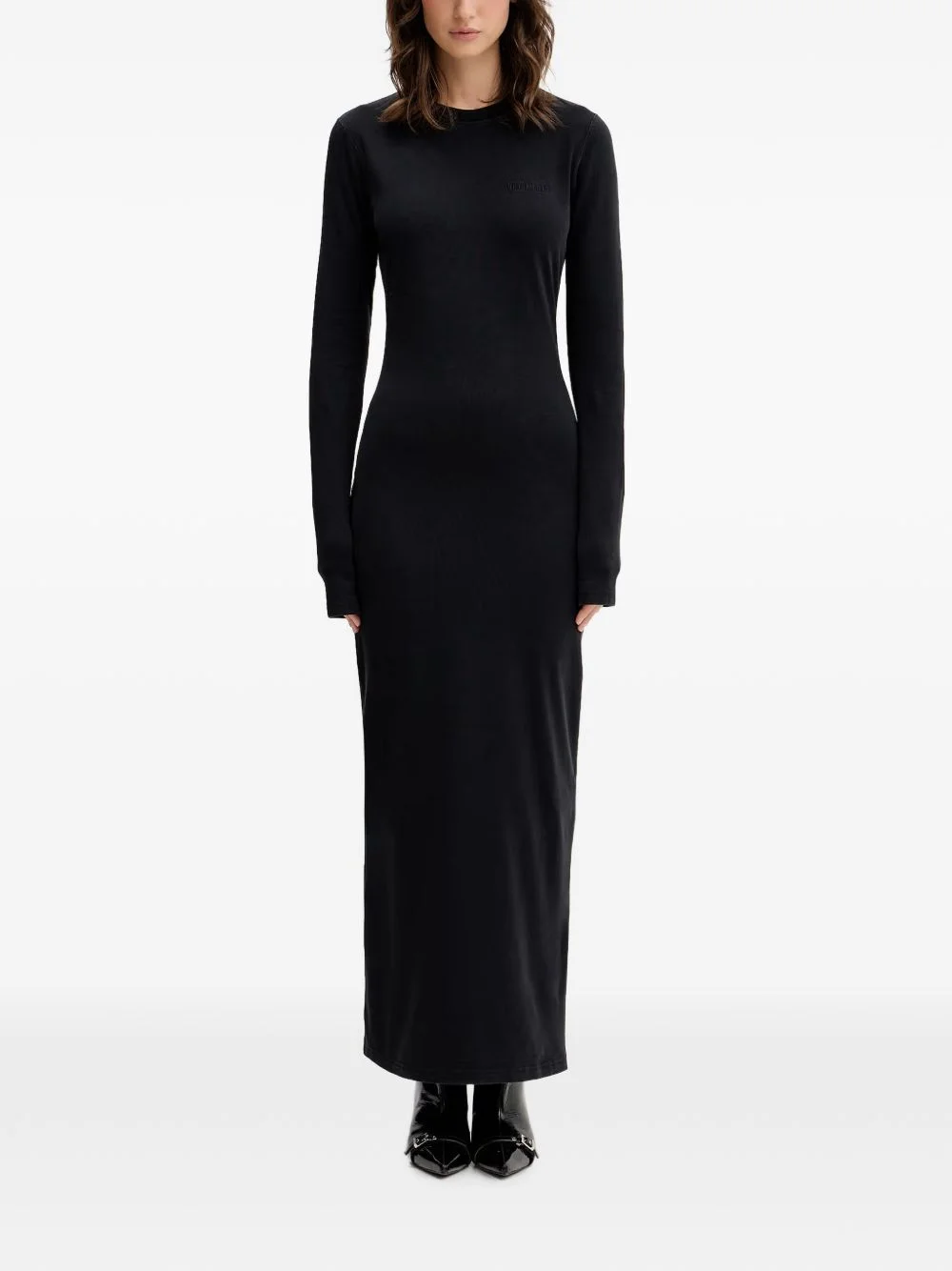 long-sleeve maxi dress - 1