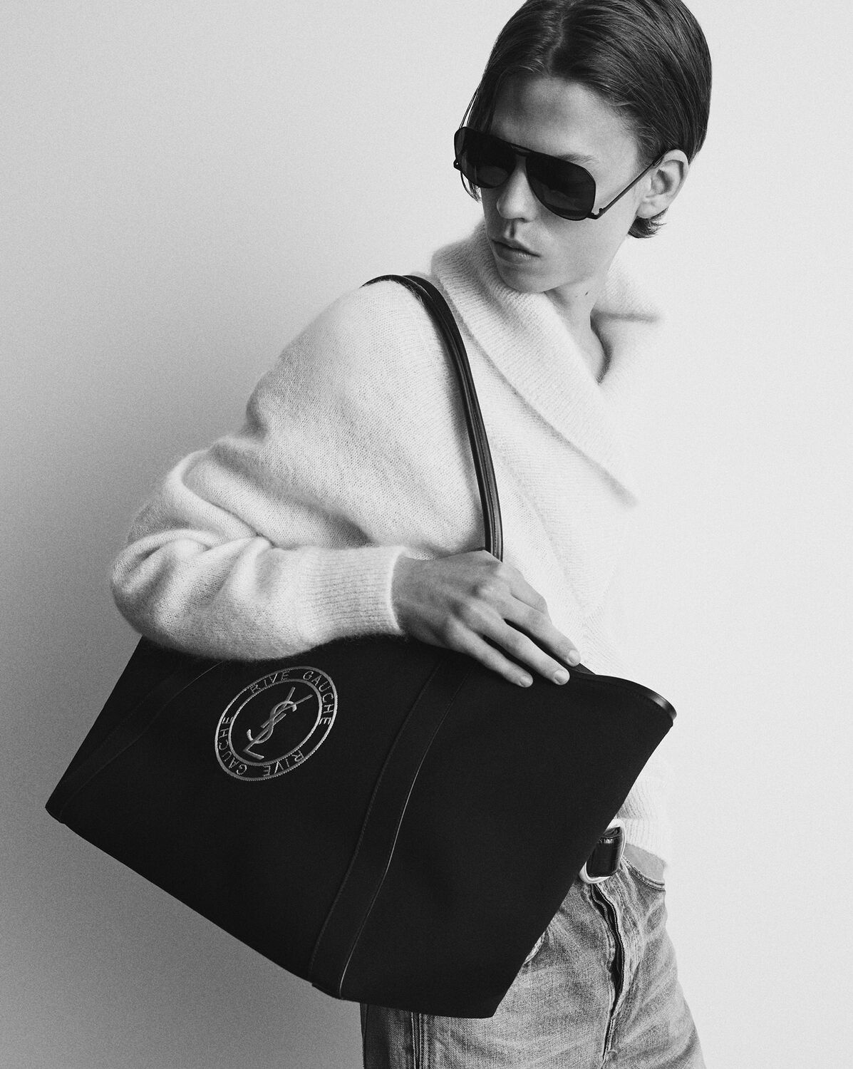 RIVE GAUCHE TOTE BAG IN CANVAS - 2