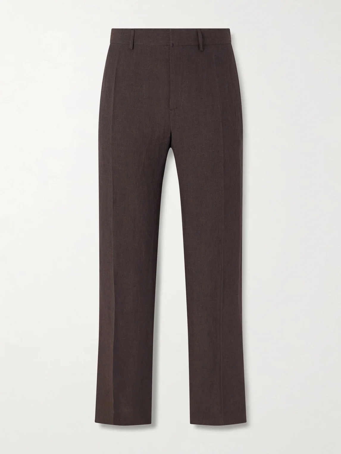 Linen Tailored Wide Trousers - 1