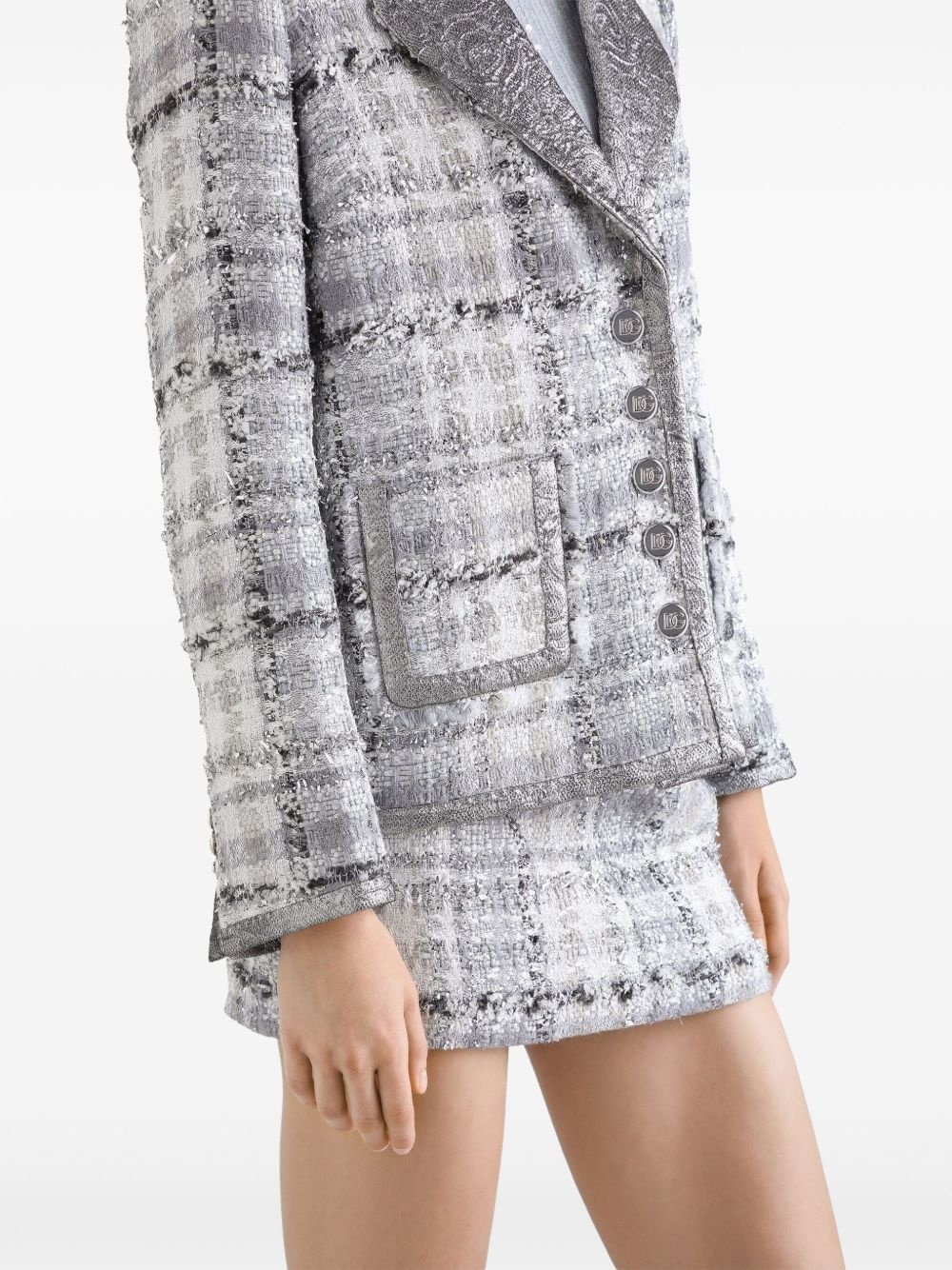tweed mini skirt - 4