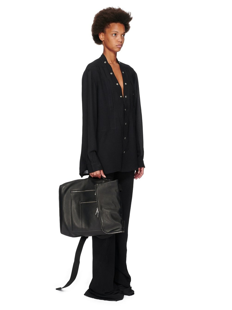 Cargo leather backpack 13