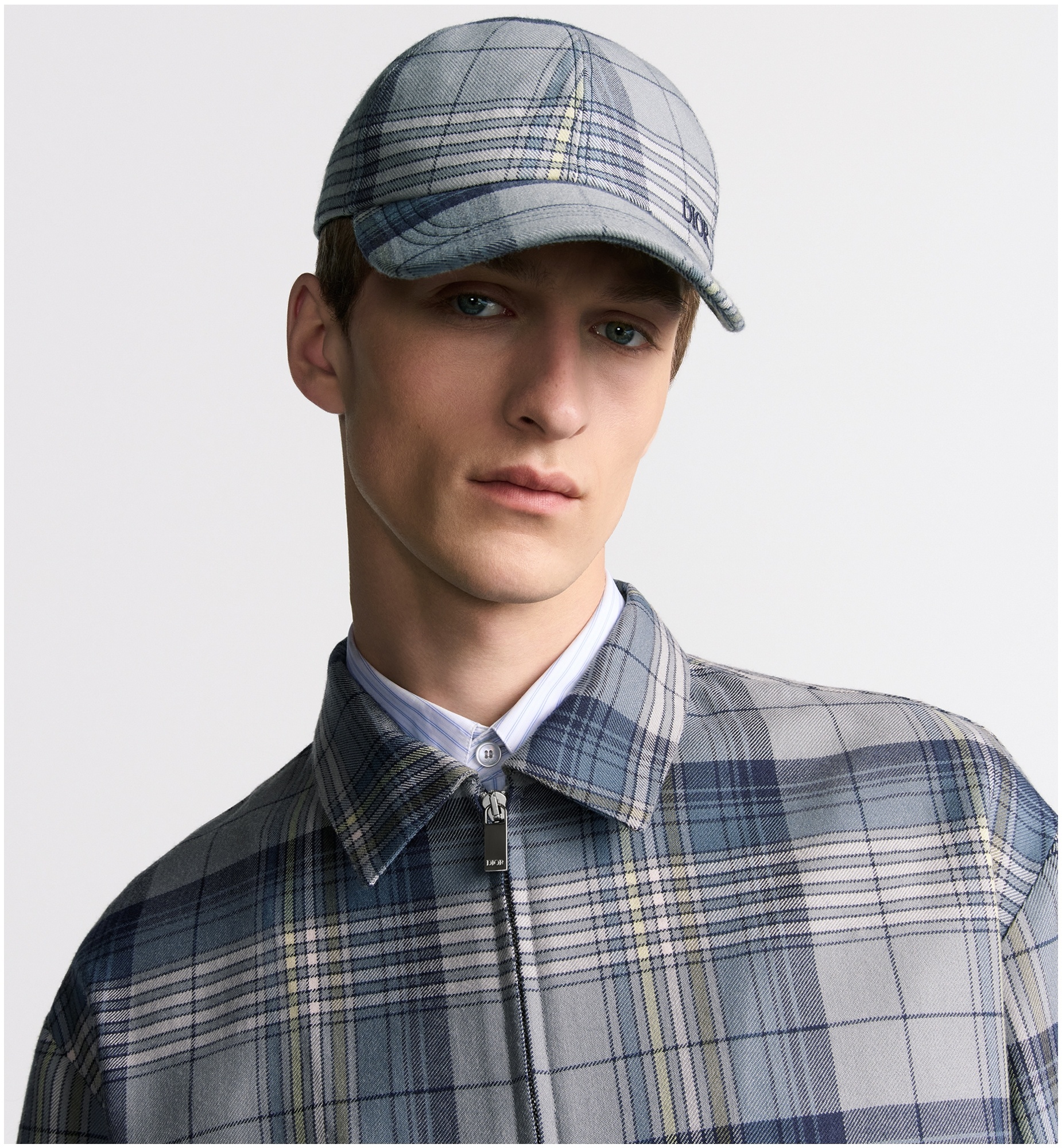 シャツ Dior Checkered Zipped Shirt Dior Checkered Zipped Shirt | REVERSIBLE