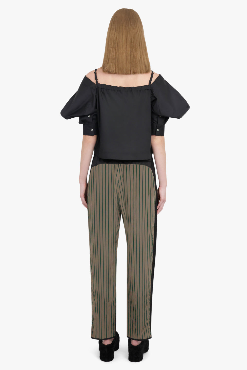 PARCHER CONTRAST PRINT PANT | BROWN - 4