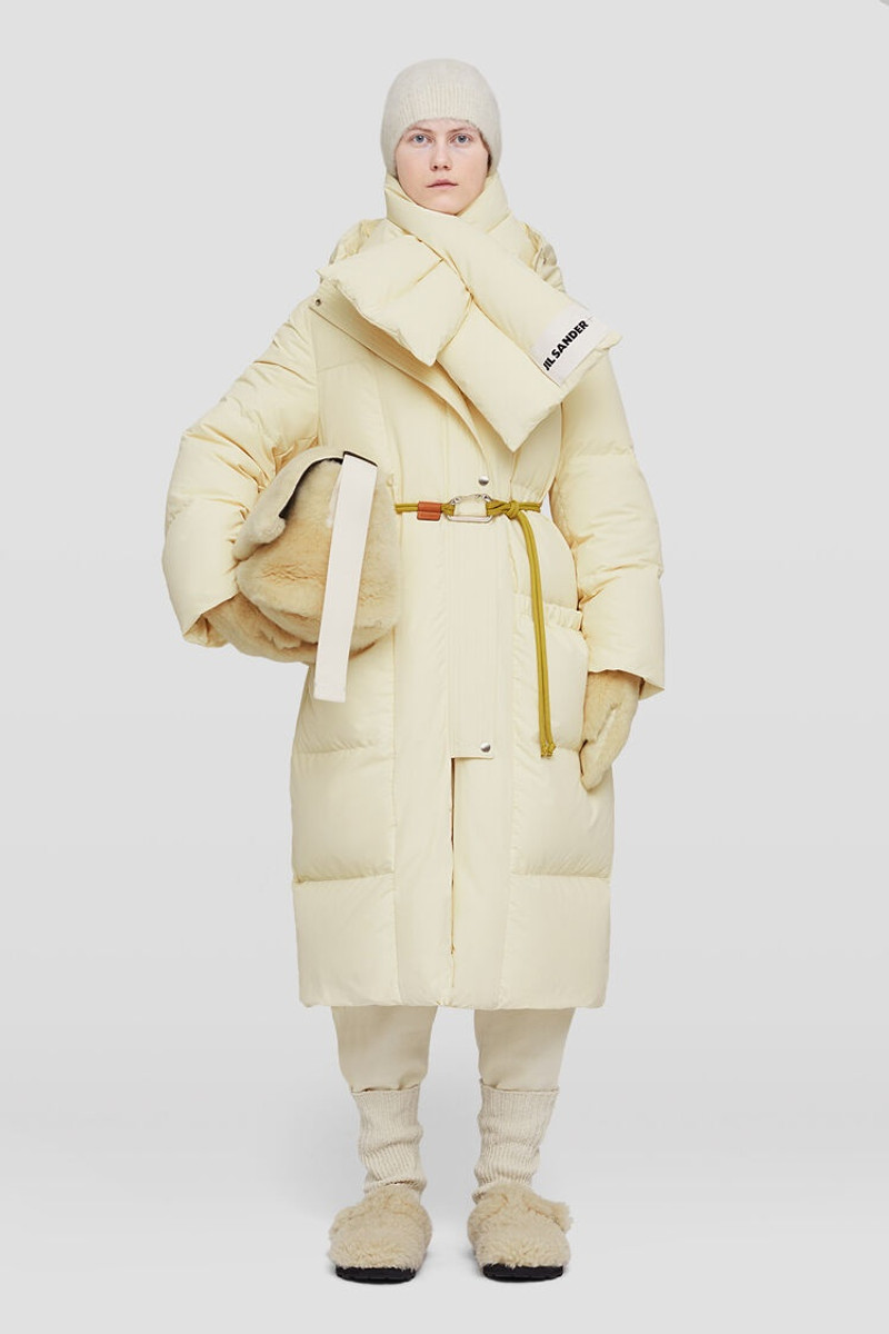Jil Sander Quilted Down Coat outlook
