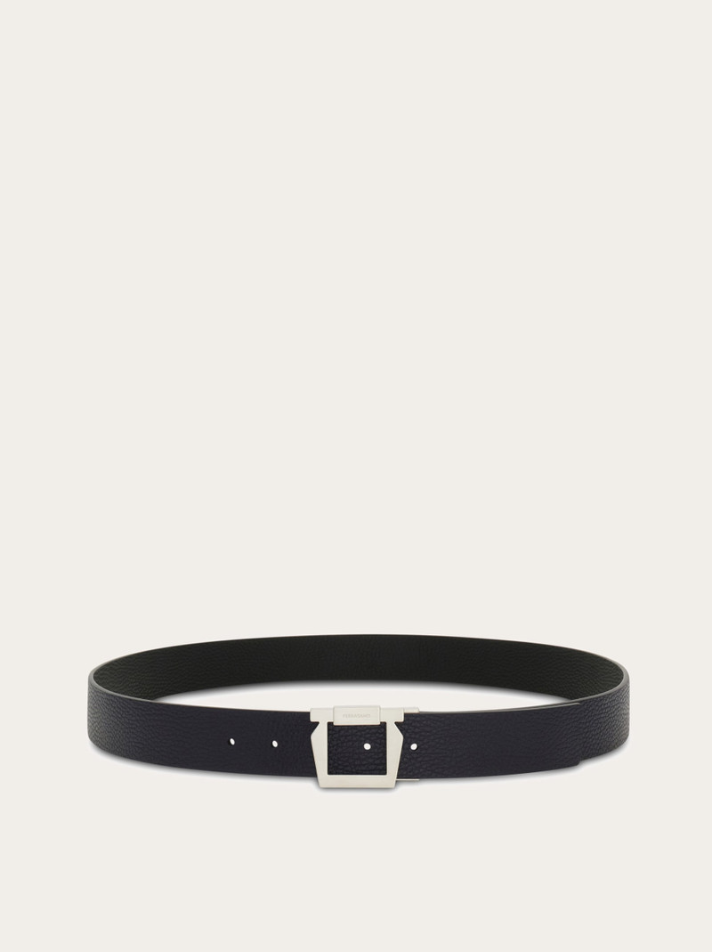 FERRAGAMO Reversible and adjustable Gancini belt outlook