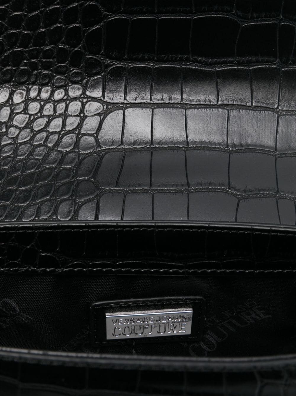crocodile-effect shoulder bag - 5