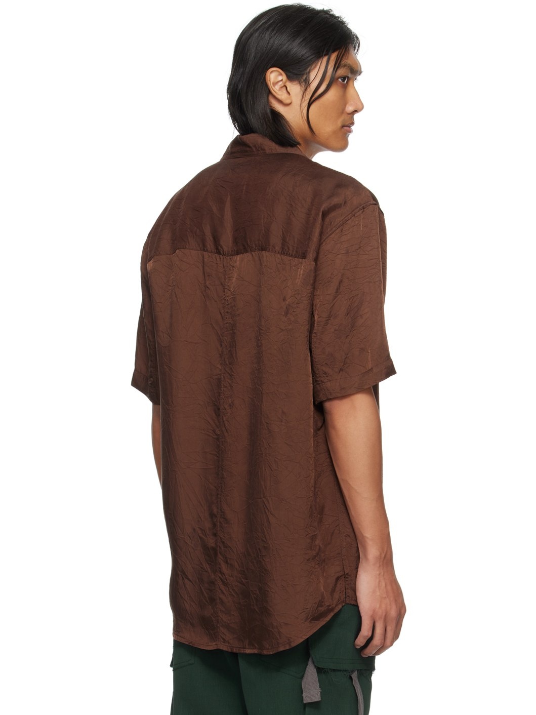 Brown Oversized Shirt - 3