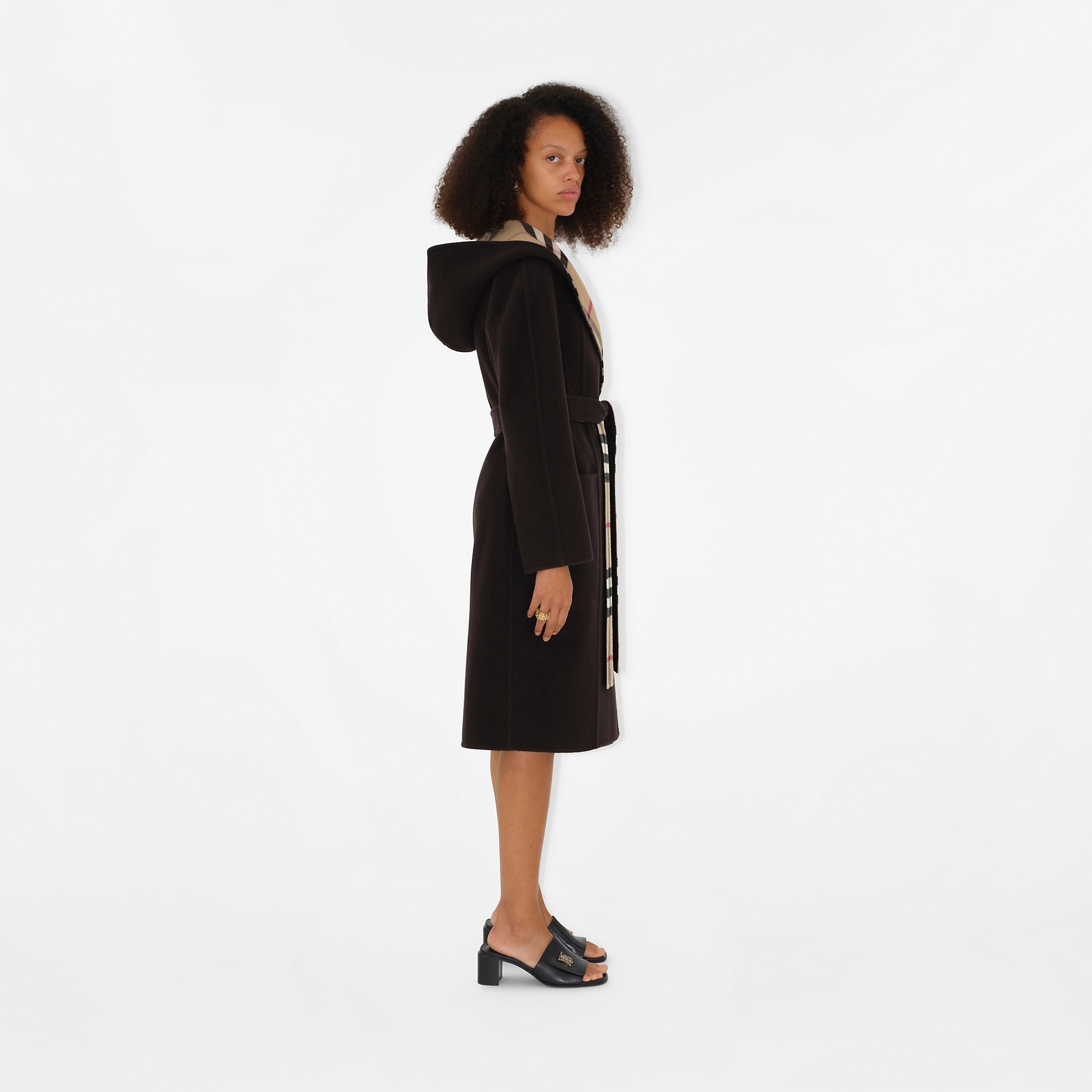 Wool Wrap Coat - 3