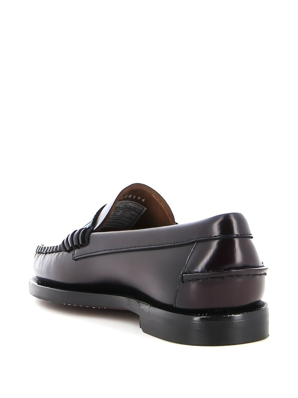 leather penny loafers - 3