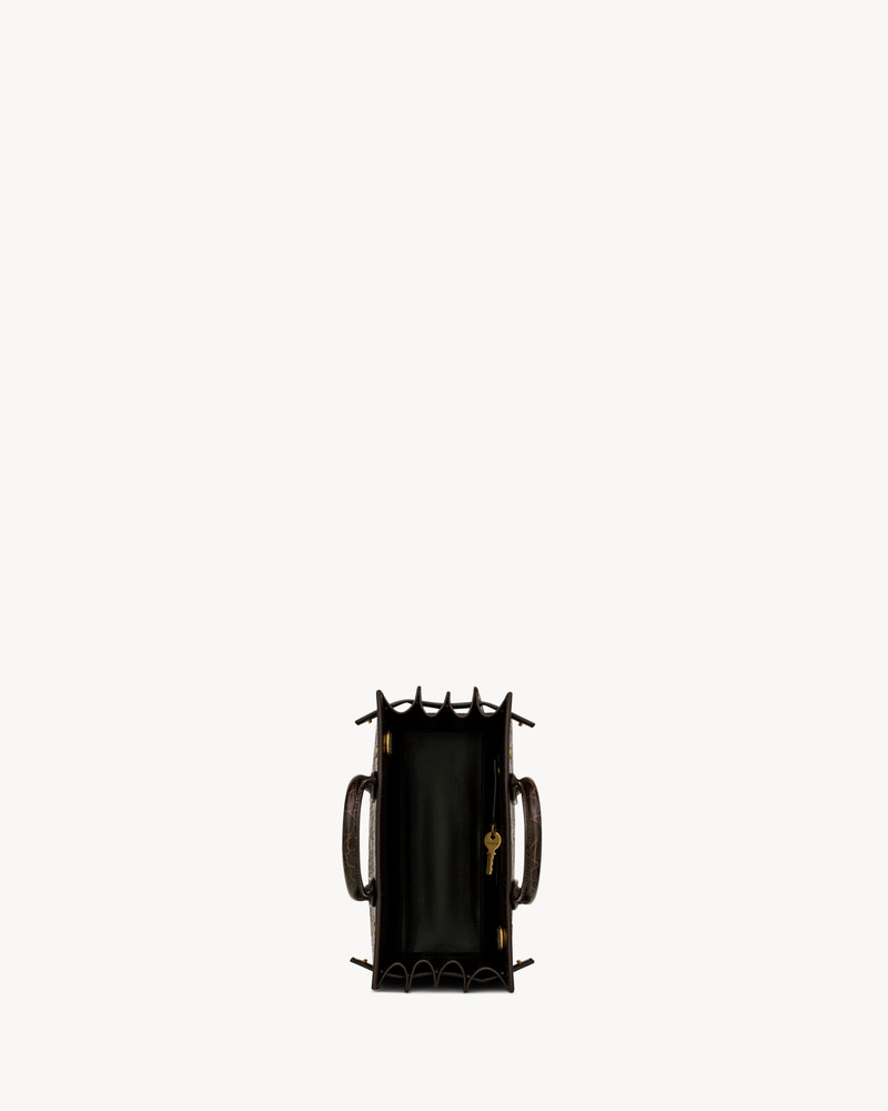 SAC DE JOUR IN CROCODILE-EMBOSSED LEATHER – NANO 4