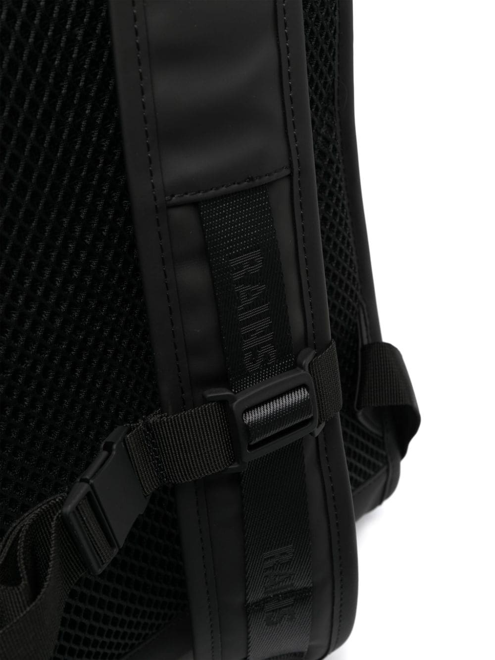 logo-strap buckle-fastening backpack - 4