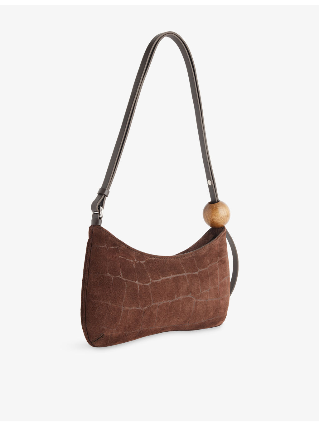 Le Bisou Perle Suede Shoulder Bag - 5