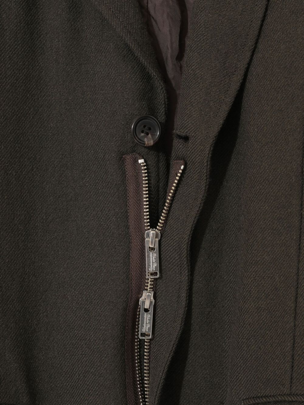 zip-detail blazer - 7