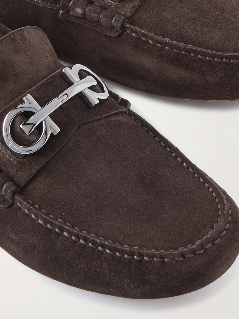 Grazioso Full-Grain Leather Driving Shoes 6