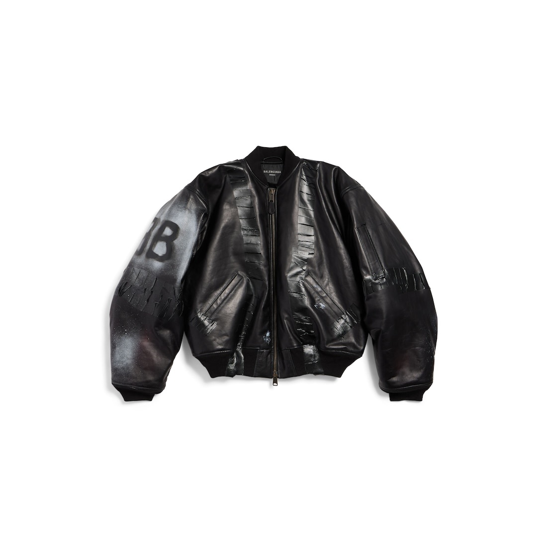 Men's Bomber Jacket in Black - 1