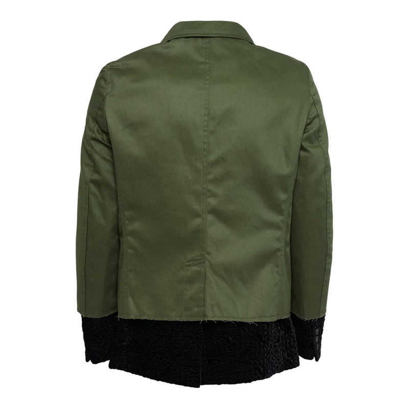 Comme des Garçons Homme Plus Polyester Velvet Raised Dot Pattern Jacket outlook