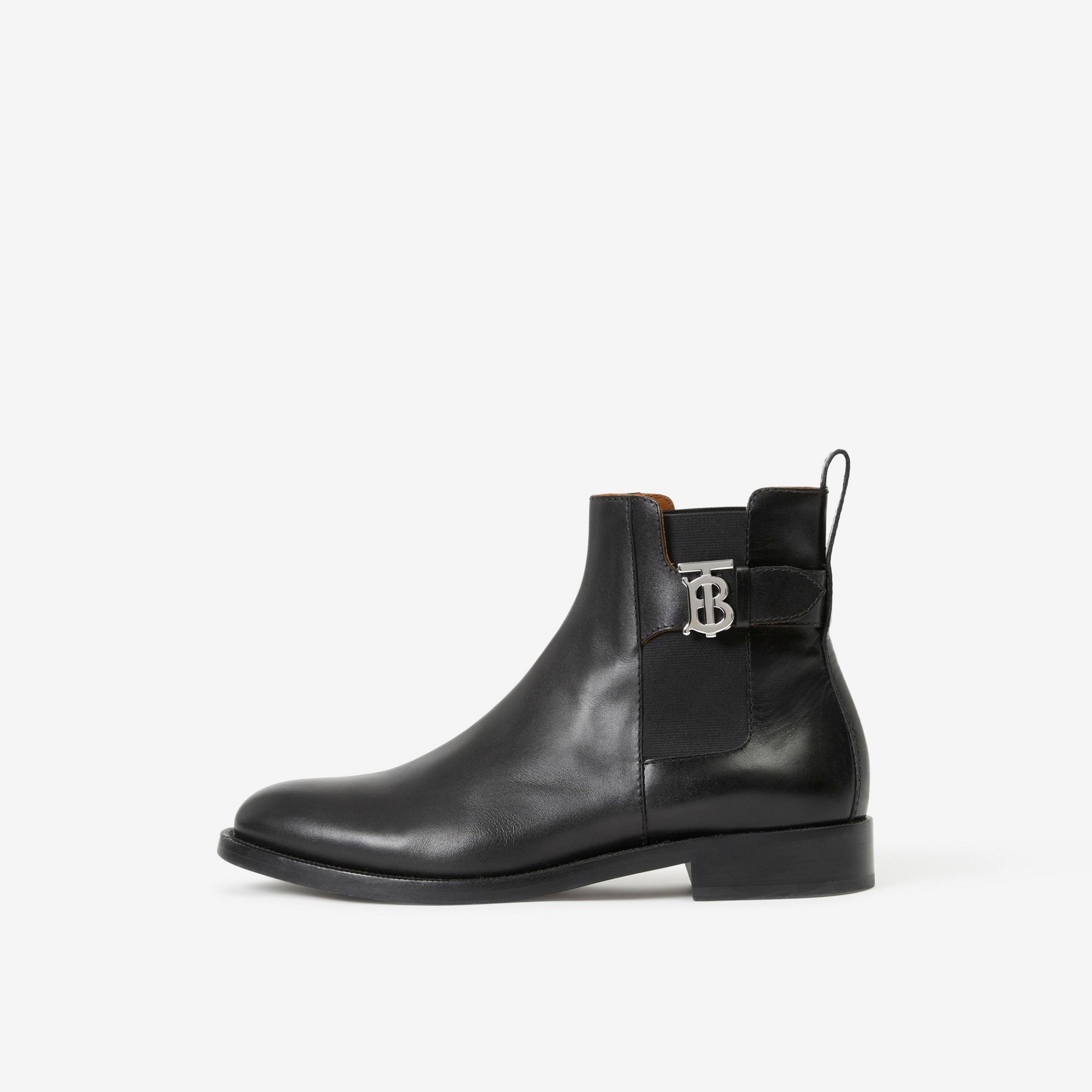 Monogram Motif Leather Chelsea Boots - 5