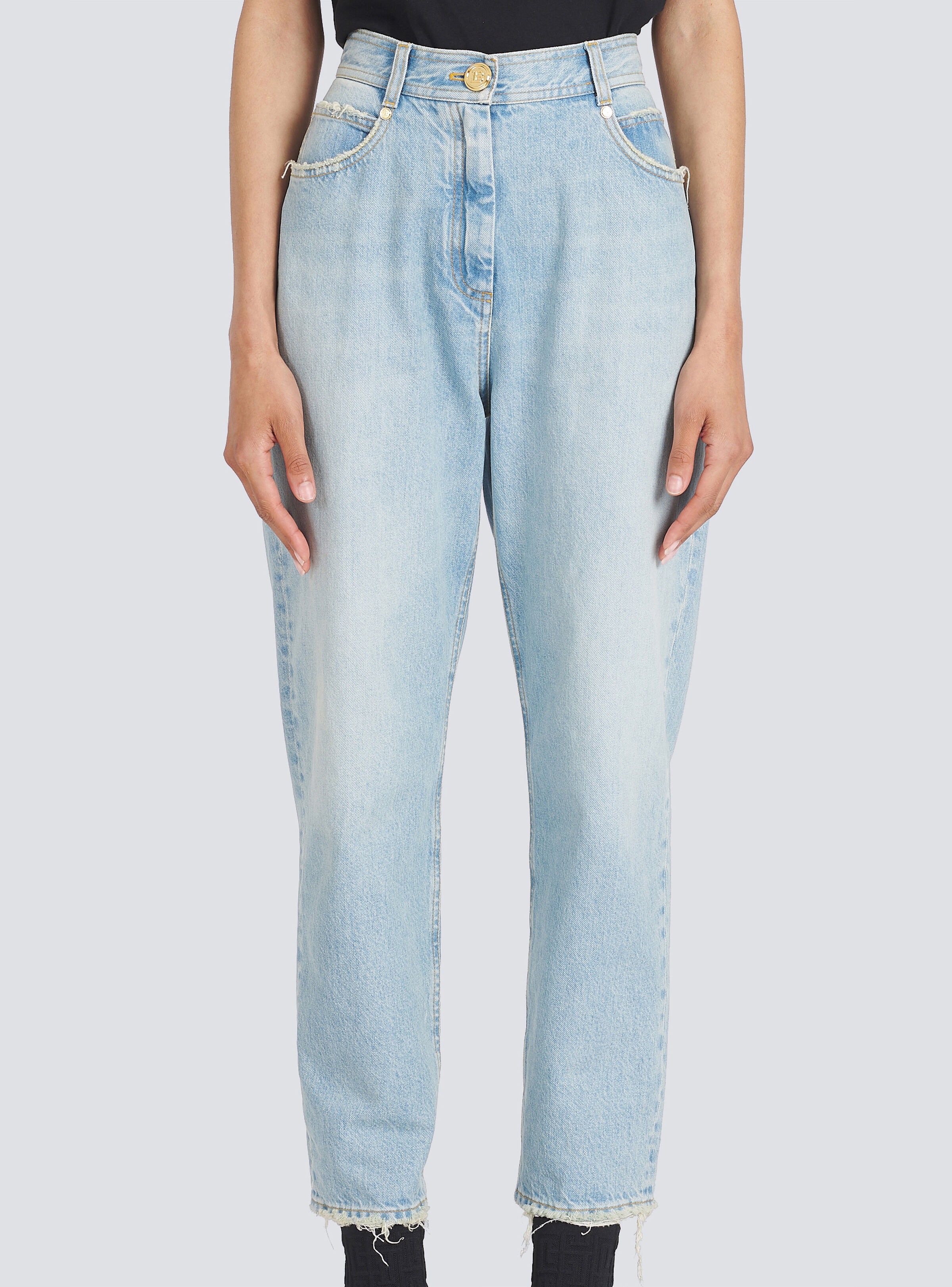 Boyfriend cut eco-designed jeans - 7