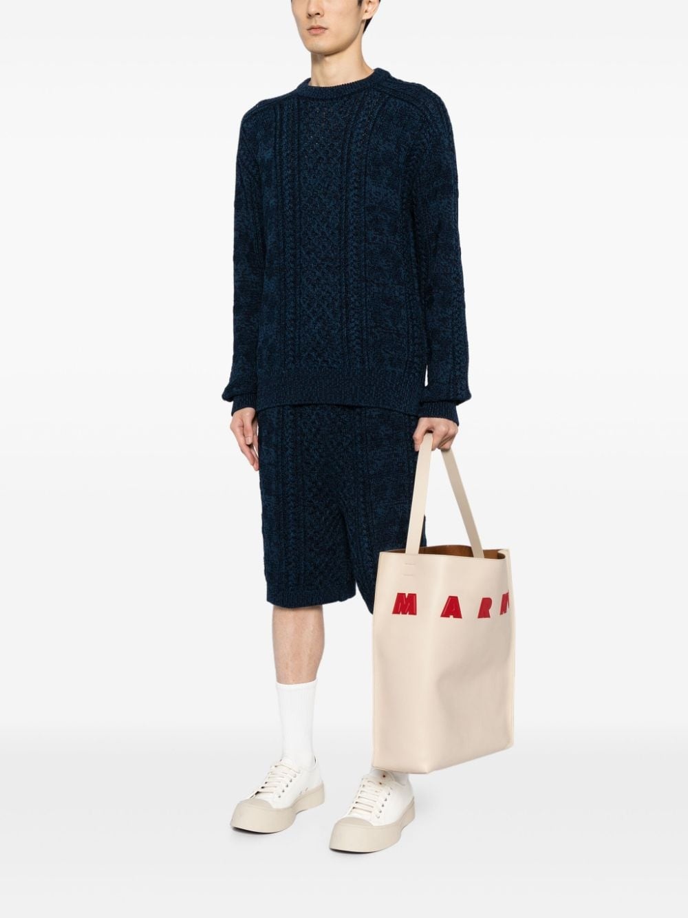 small Museo leather tote bag - 2