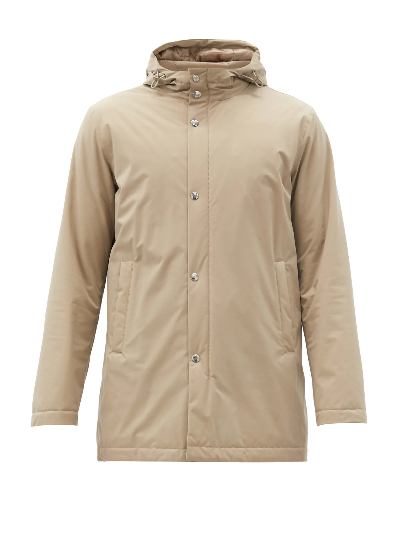 Hooded technical parka jacket - 1