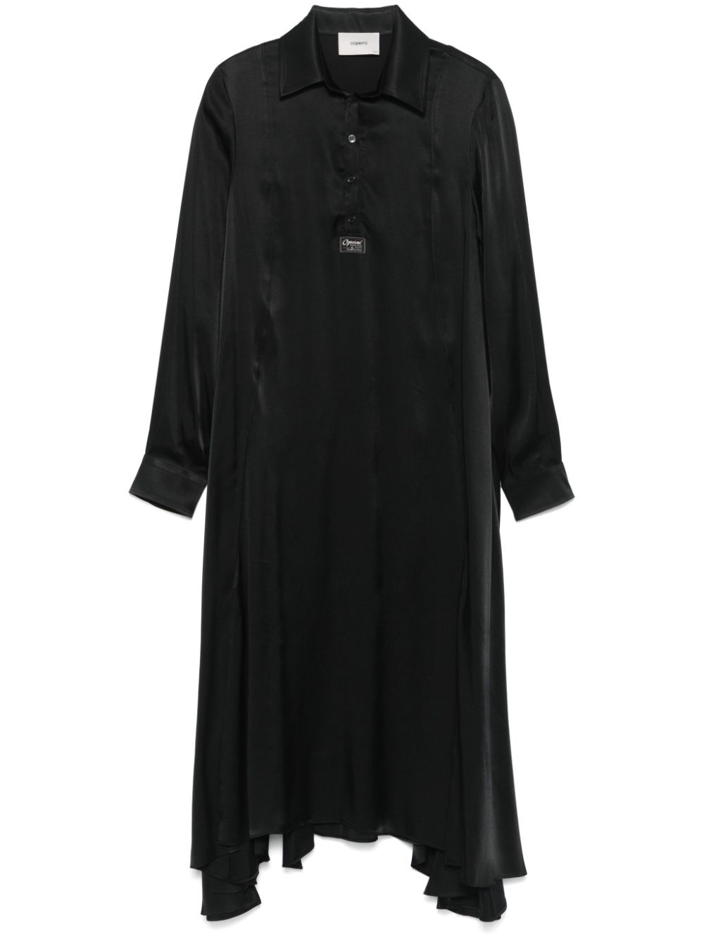 satin midi dress - 1