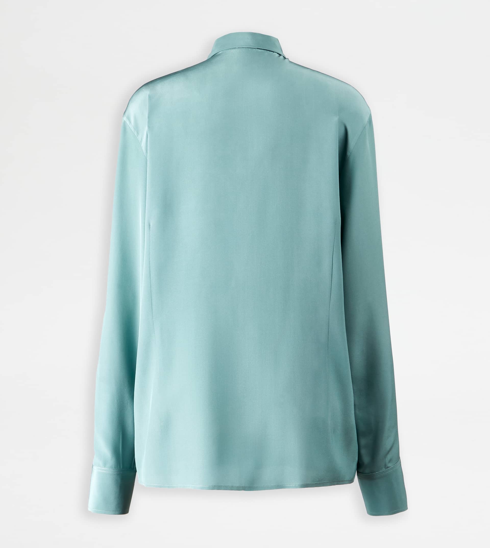SHIRT IN SILK - GREEN - 2