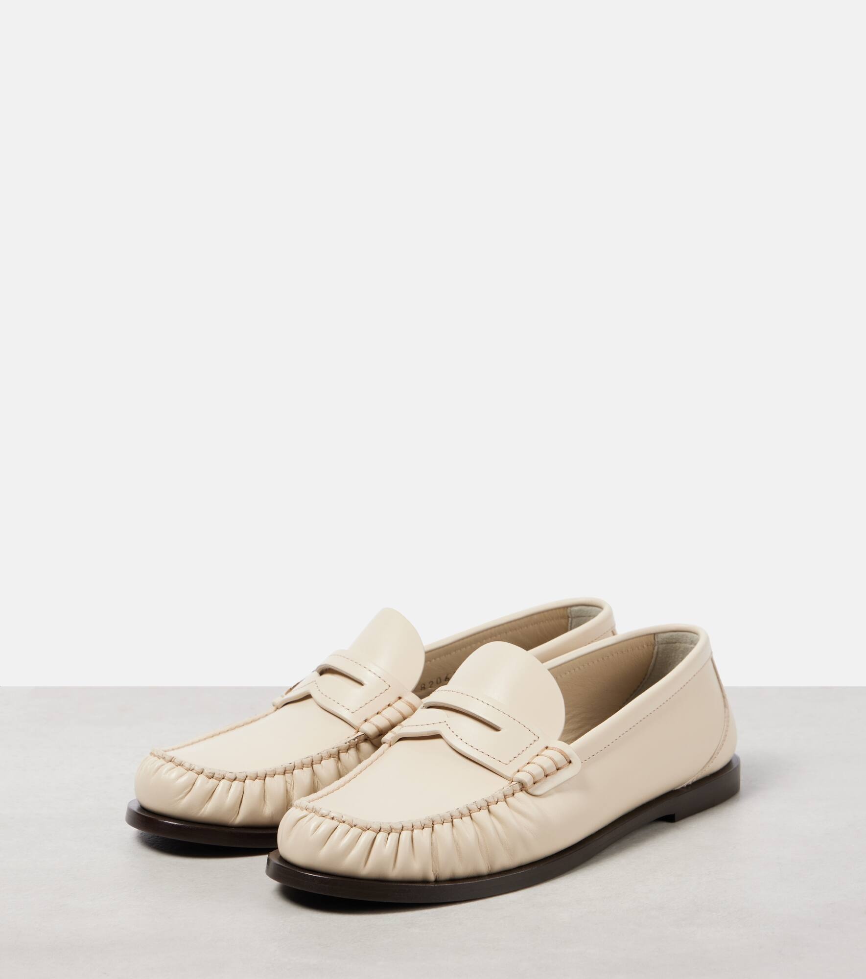 Laurent leather loafers - 4
