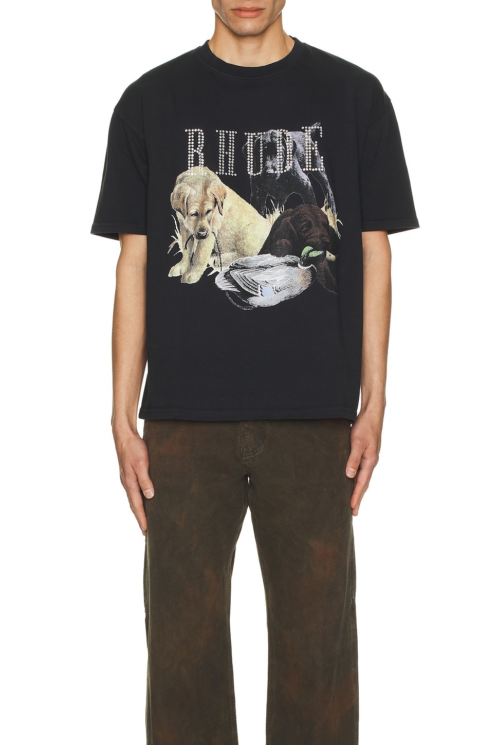 Rhinestone Hunting Dog Tee - 4