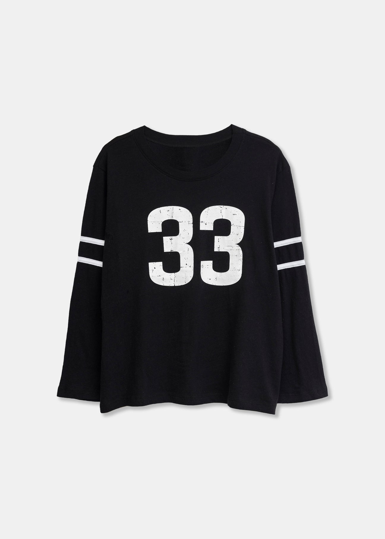 Women’s  Black 33 Baseball Longsleeve - 1