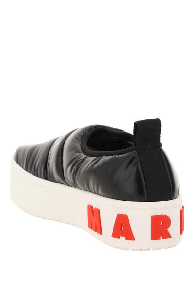 Marni PADDED NYLON SLIP-ON SNEAKERS outlook